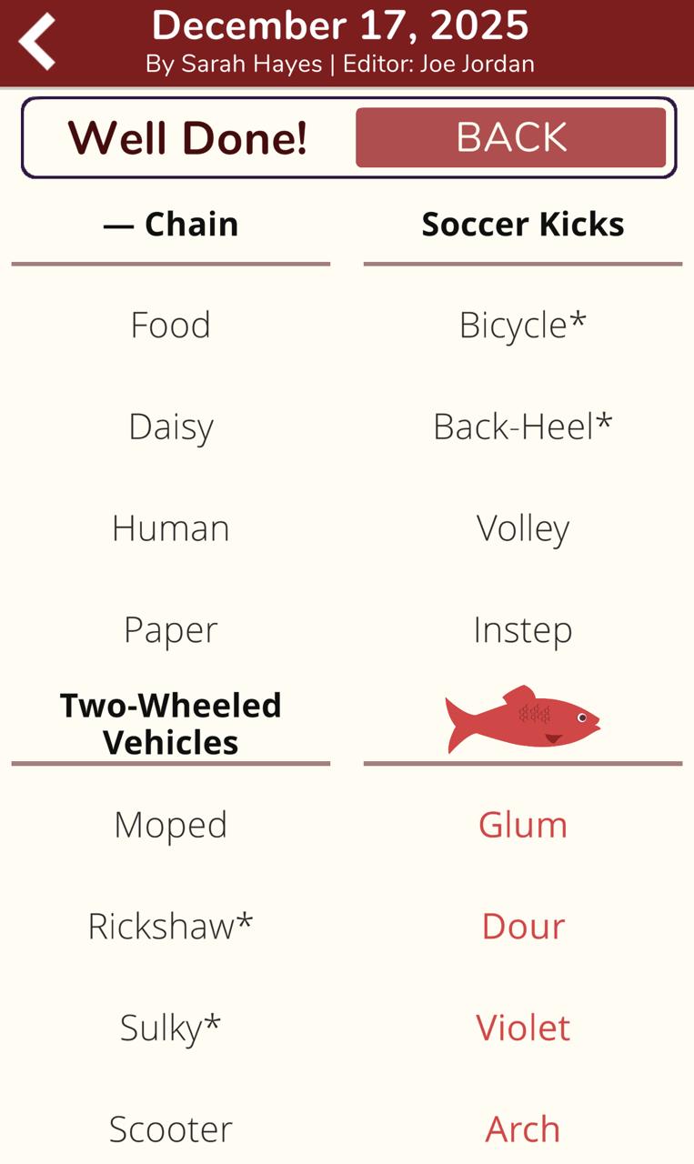 7 Little Words Red Herring December 17 2025