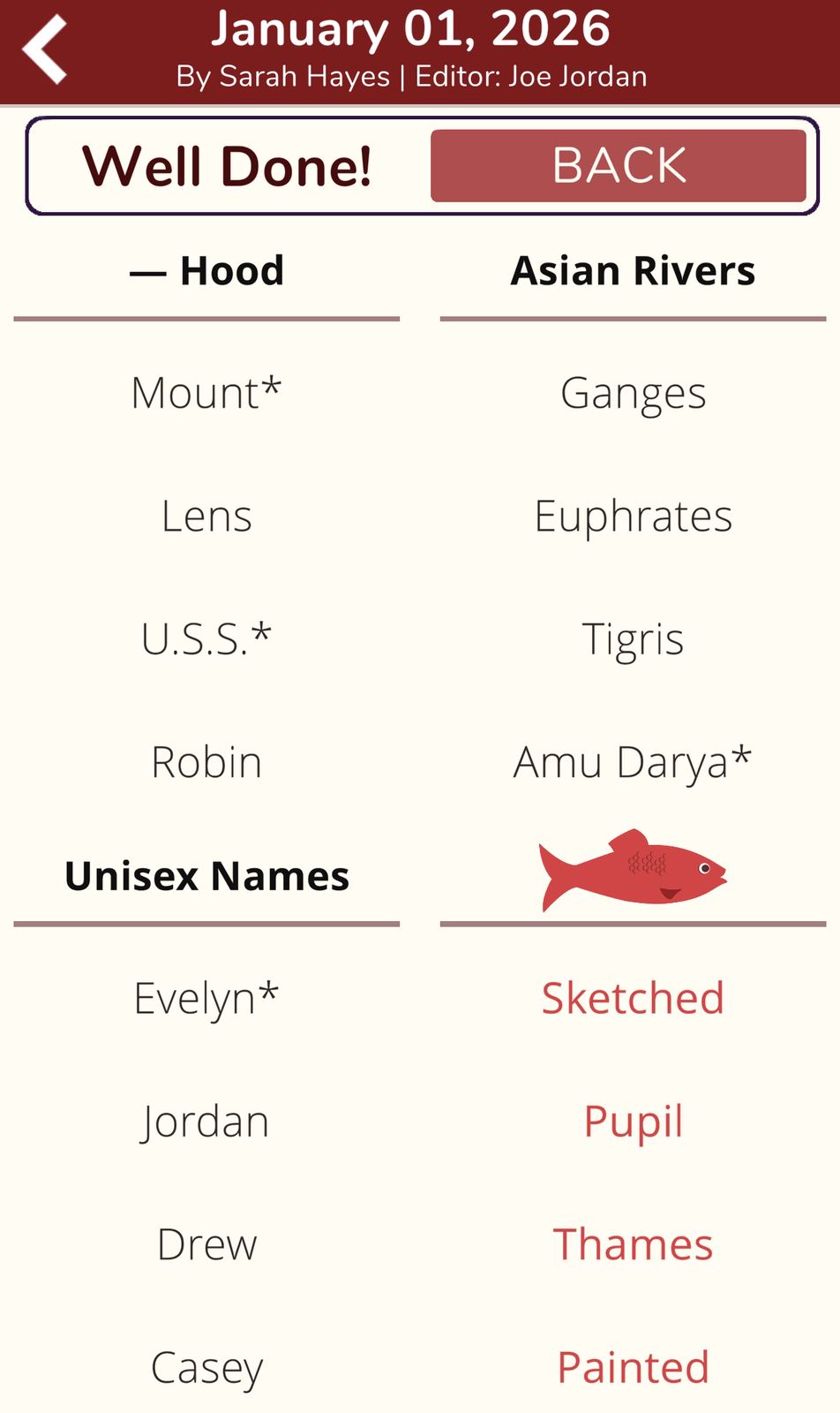 7 Little Words Red Herring January 1 2026