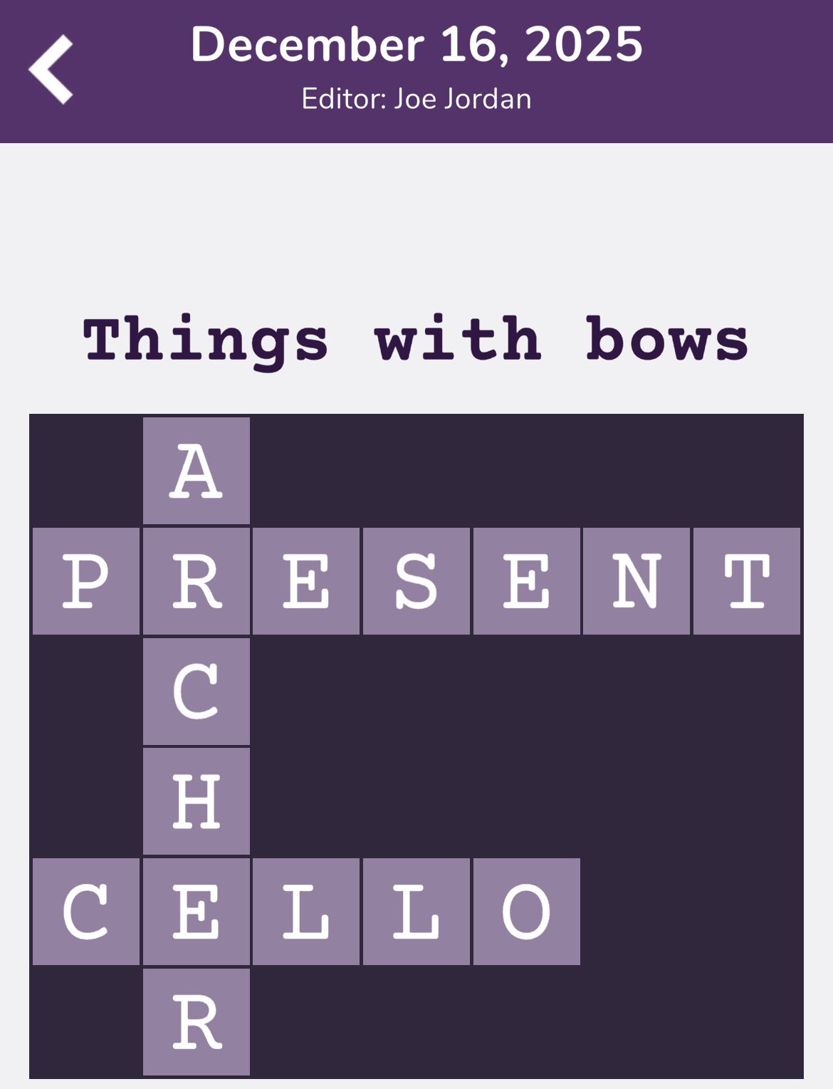 7 Little Words Tiny Little Crosswords December 16 2025