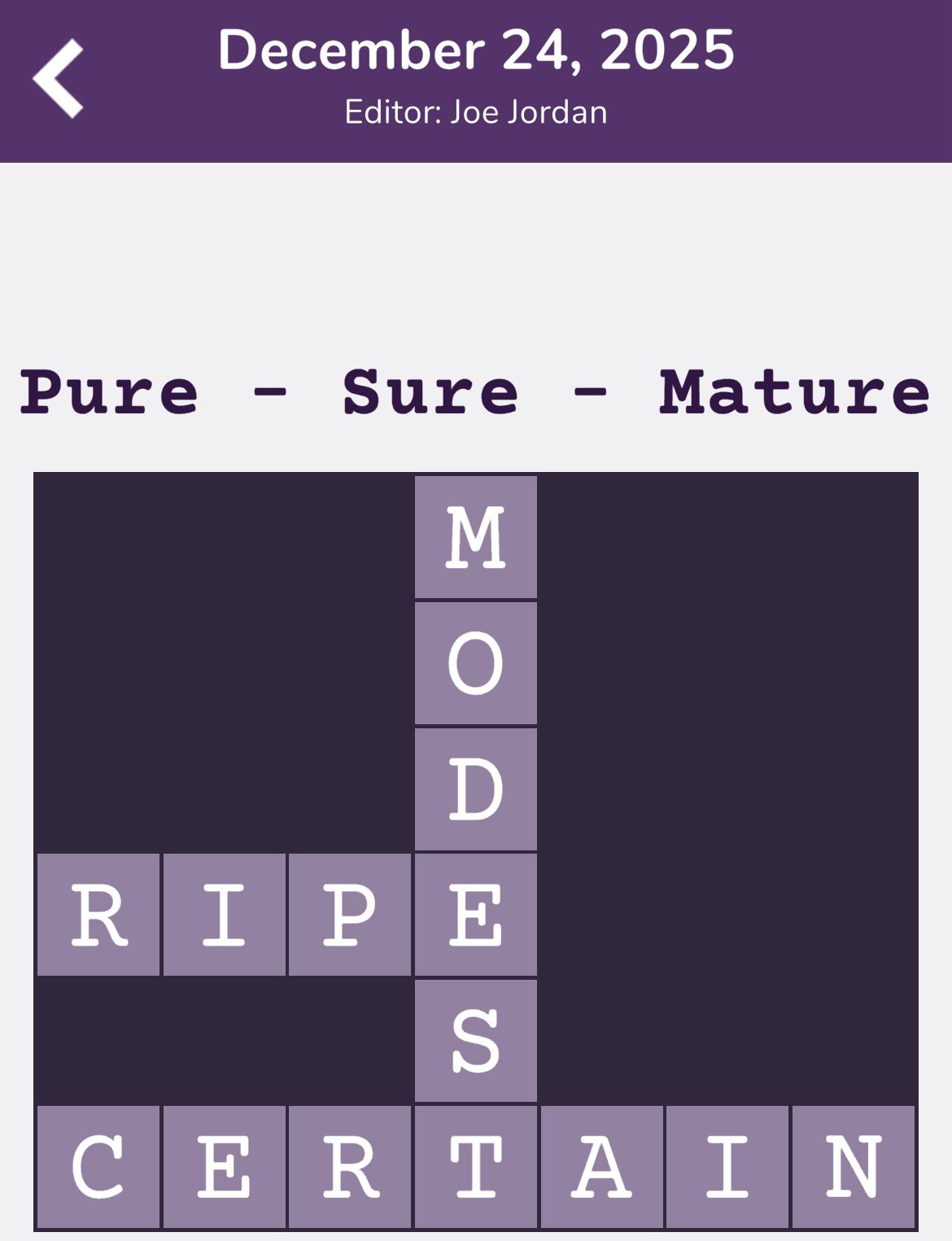 7 Little Words Tiny Little Crosswords December 24 2025 7 Little Words Tiny Little Crosswords December 24 2025