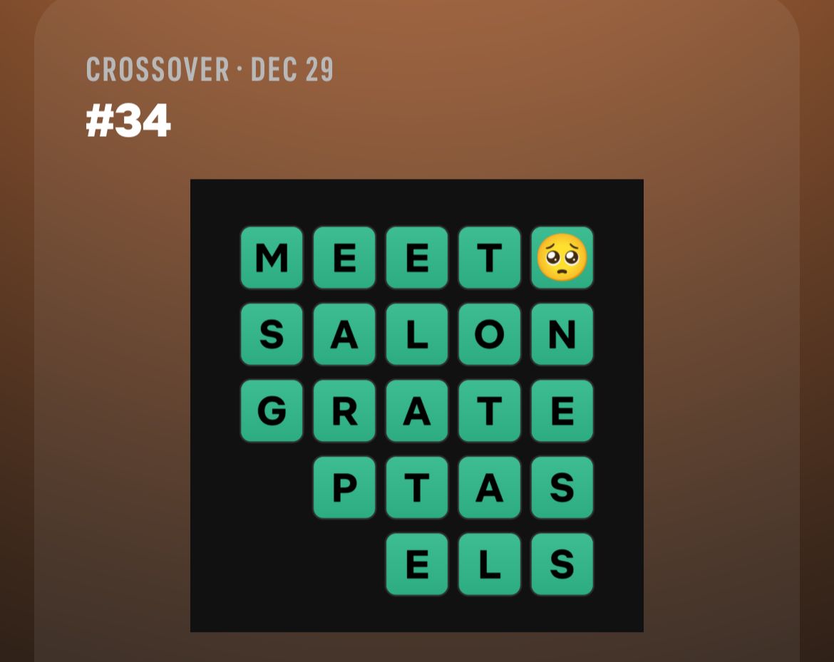 Netflix Puzzled Daily Crossover December 29 2025