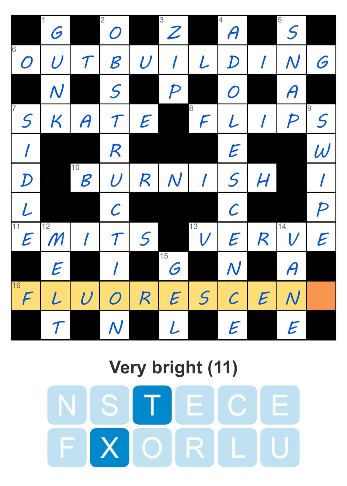 Puzzle Page Crossword December 16 2025