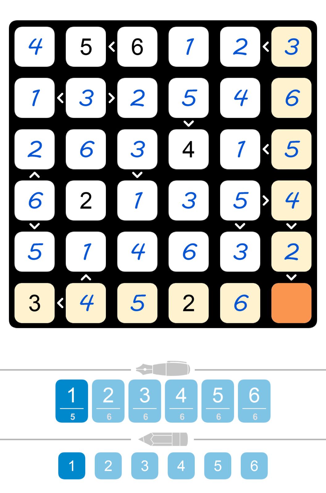 Puzzle Page Futoshiki December 6 2025 Puzzle Page Futoshiki December 6 2025