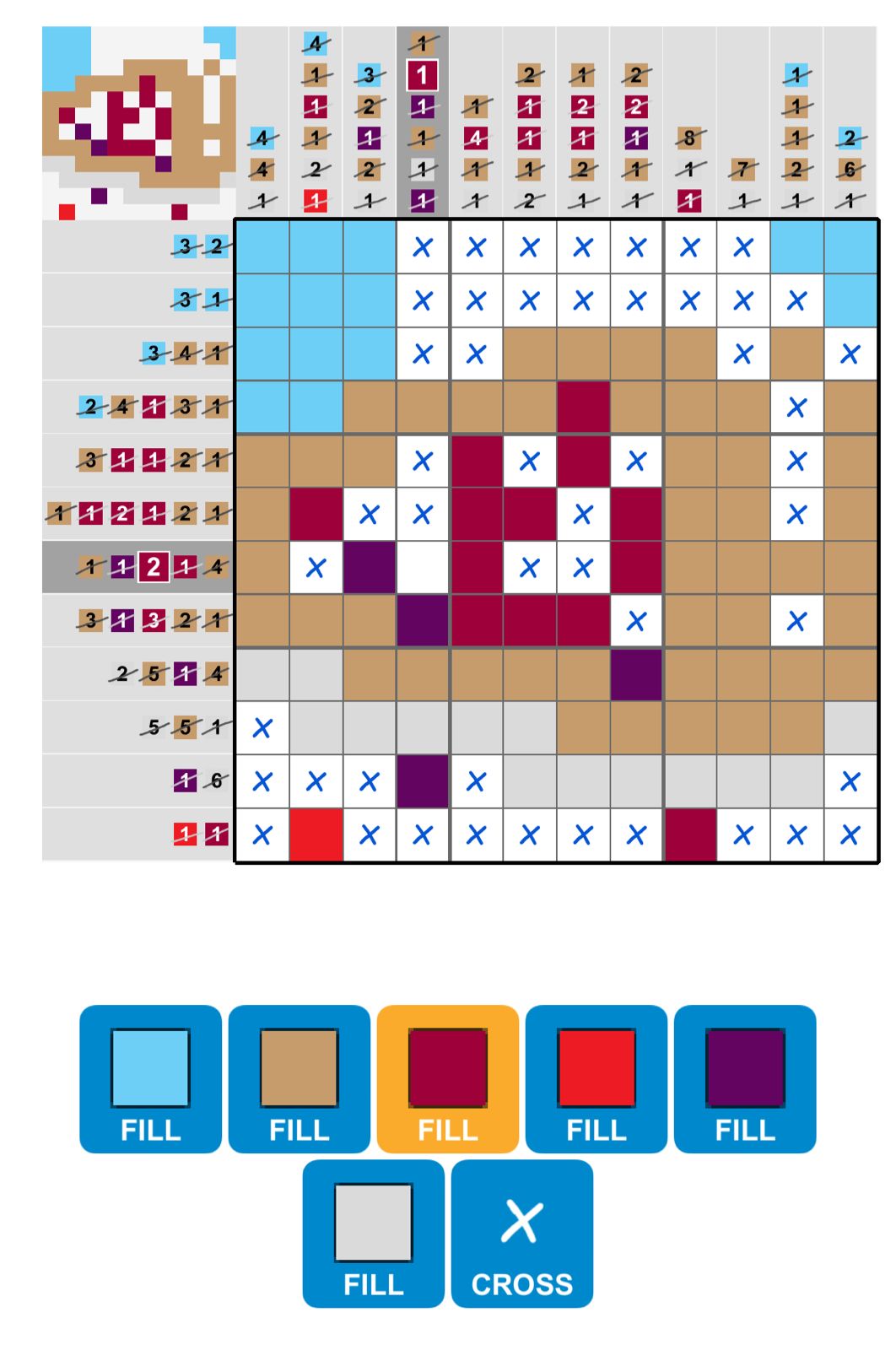 Puzzle Page Picture Cross December 11 2025