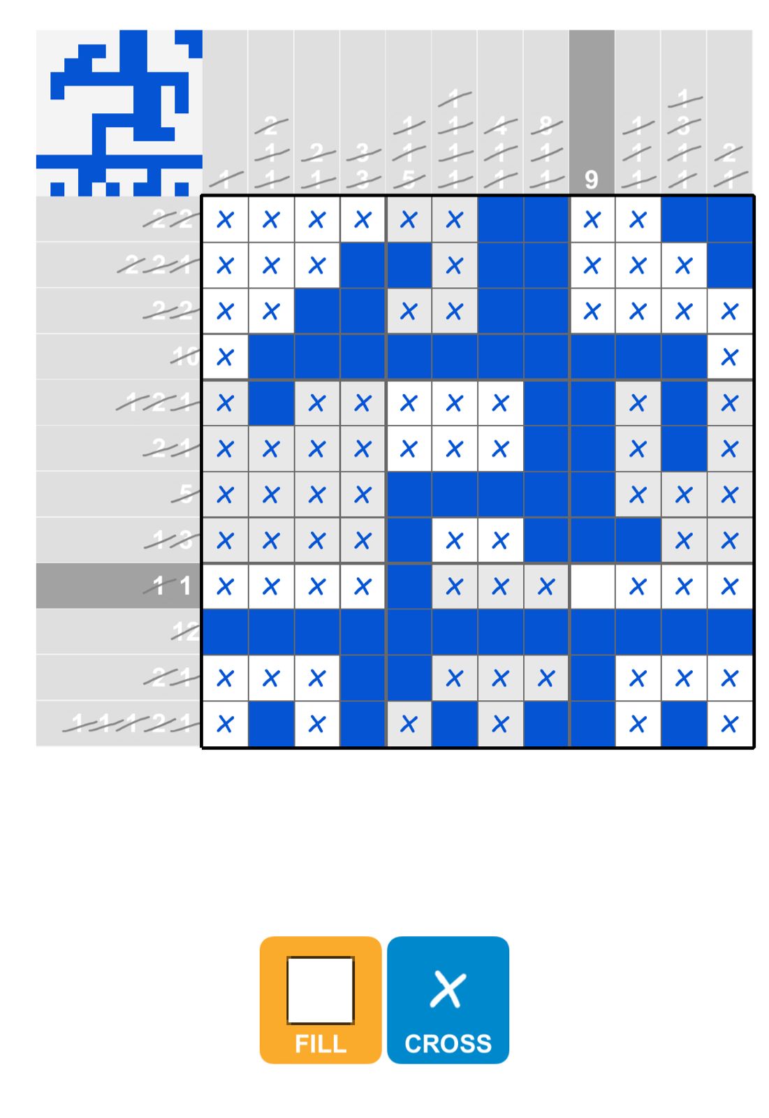 Puzzle Page Picture Cross December 22 2025