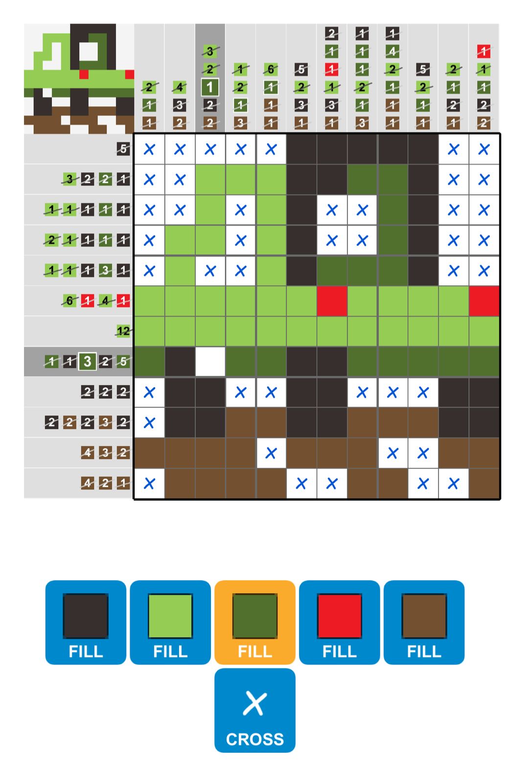 Puzzle Page Picture Cross January 1 2026