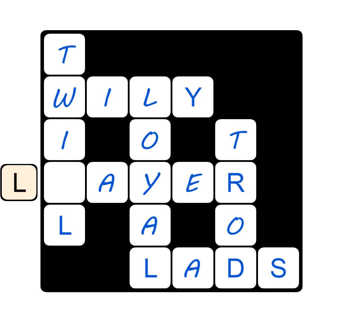 Puzzle Page Word Slide December 25 2025
