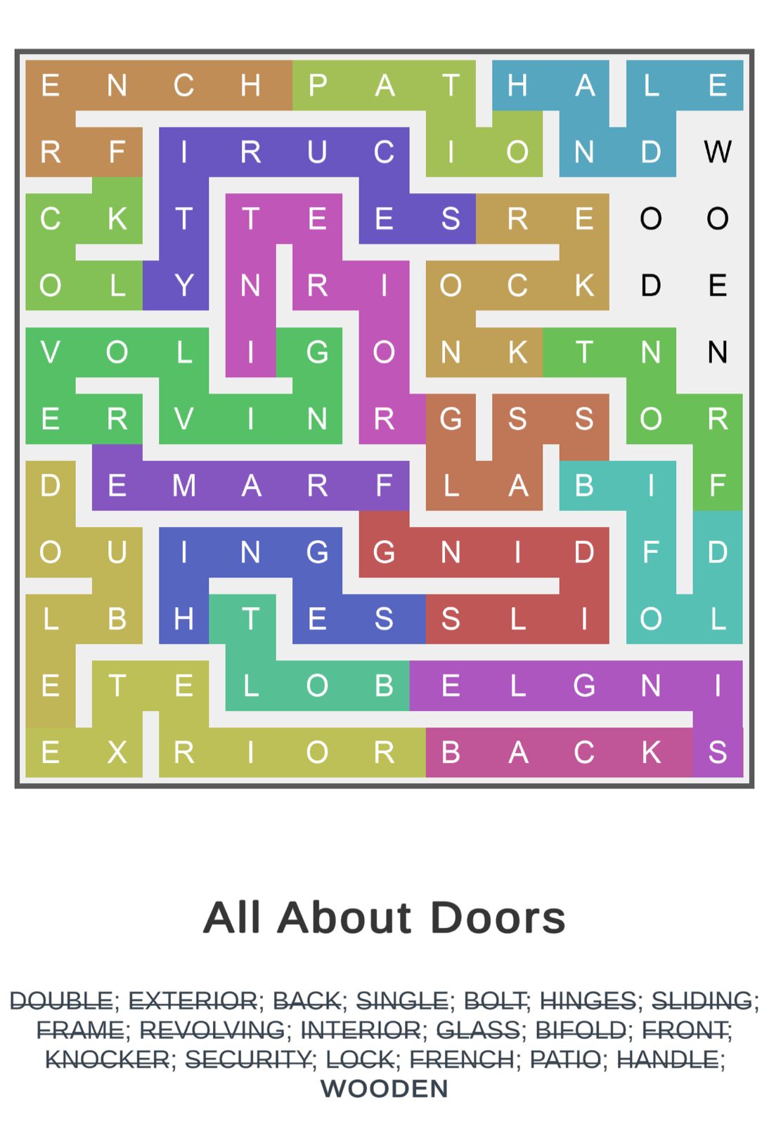 Puzzle Page Word Snake December 6 2025