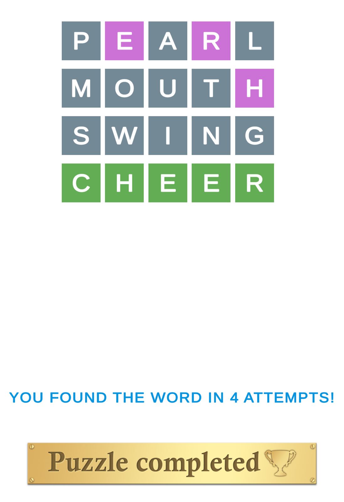 Puzzle Page Wordy December 31 2025