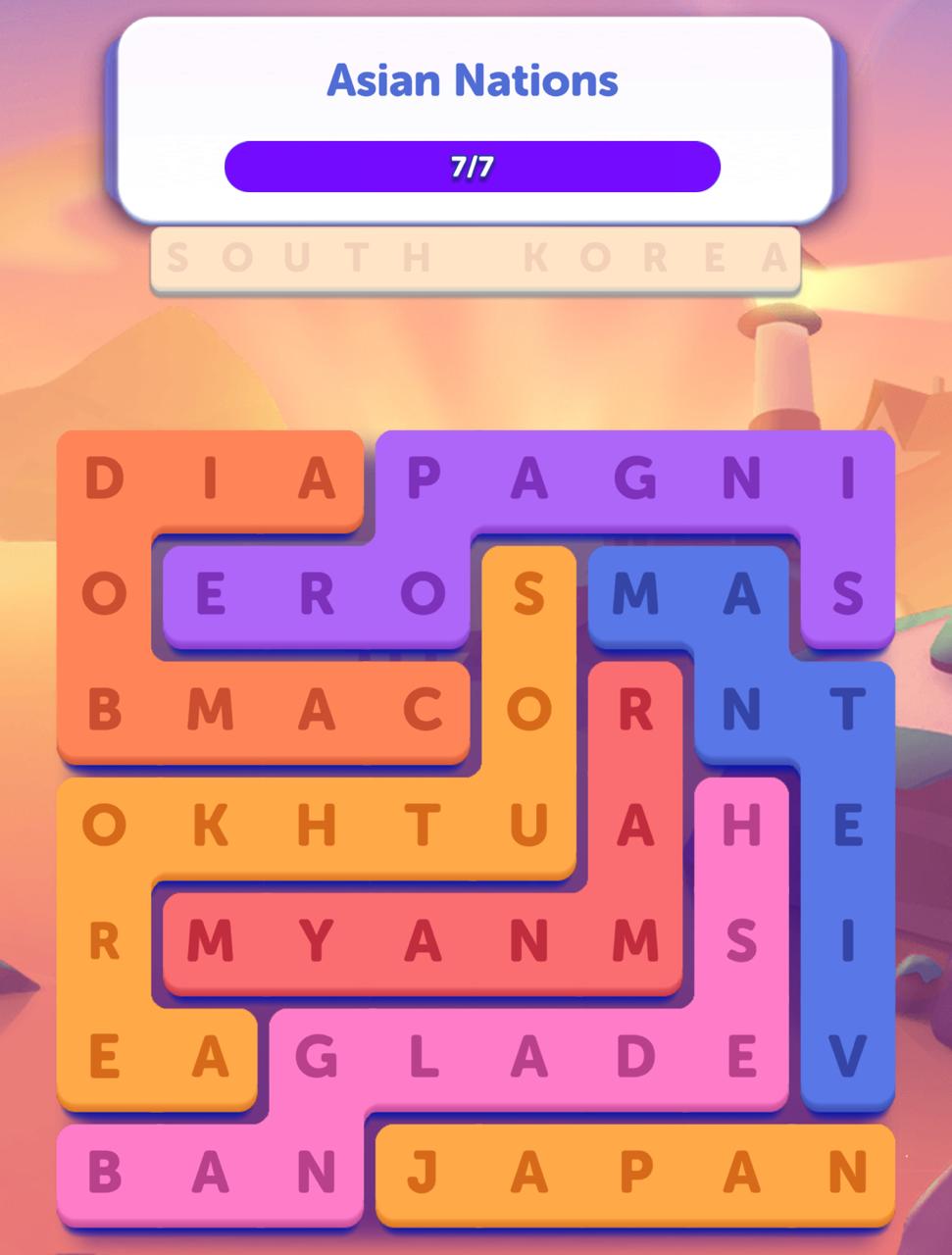 Word Lanes Daily Unwind December 3 2025