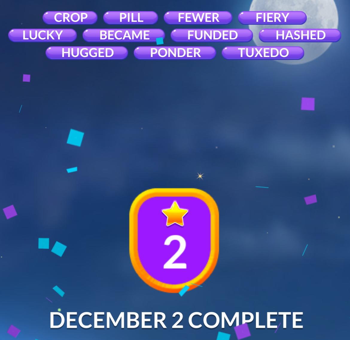 Word Stacks Daily Puzzle December 2 2025