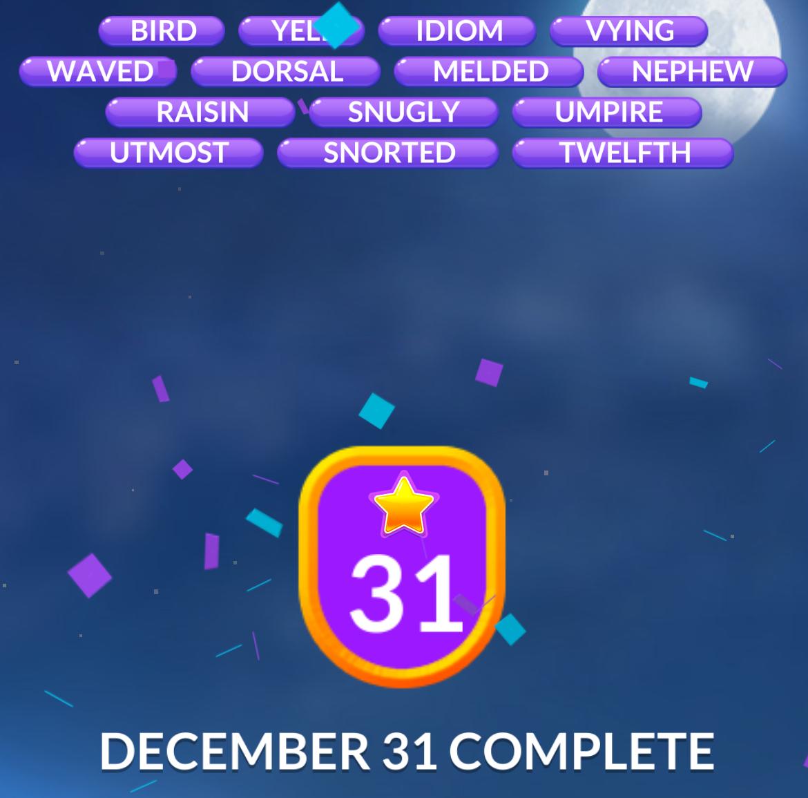 Word Stacks Daily Puzzle December 31 2025 Word Stacks Daily Puzzle December 31 2025