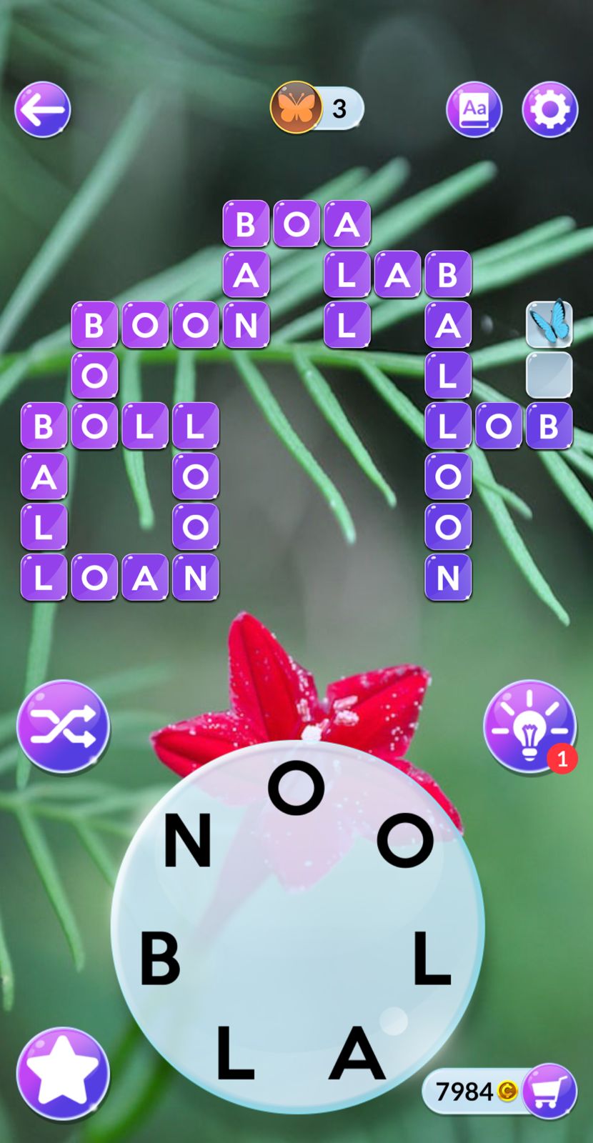 Wordscapes In Bloom Daily December 7 2025