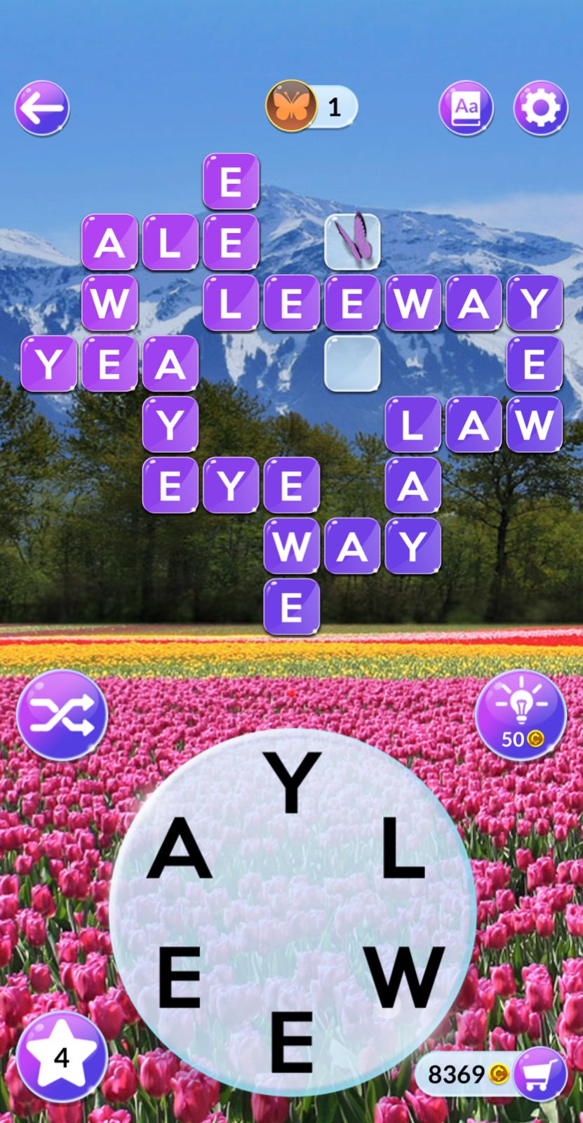 Wordscapes In Bloom Daily January 1 2026