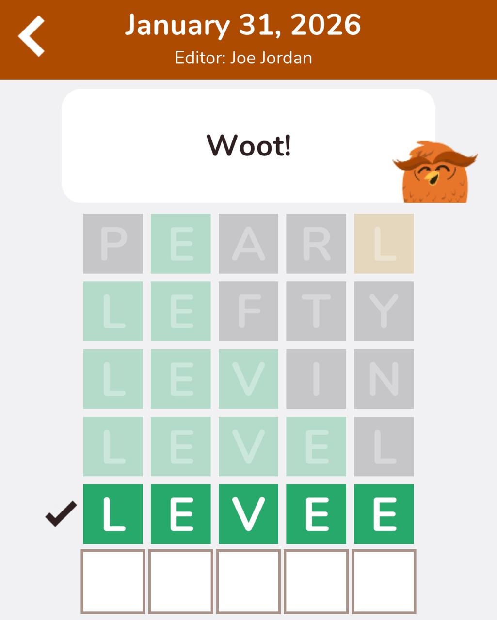 7 Little Words Hootle January 31 2026