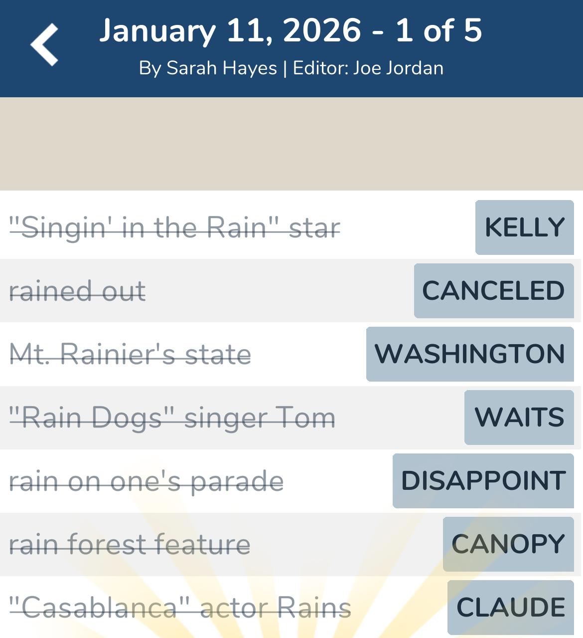 7 Little Words January 11 2026 1