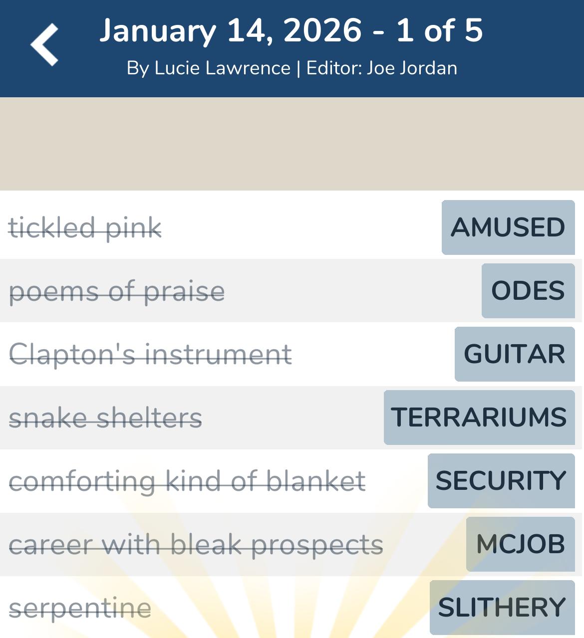 7 Little Words January 14 2026 1