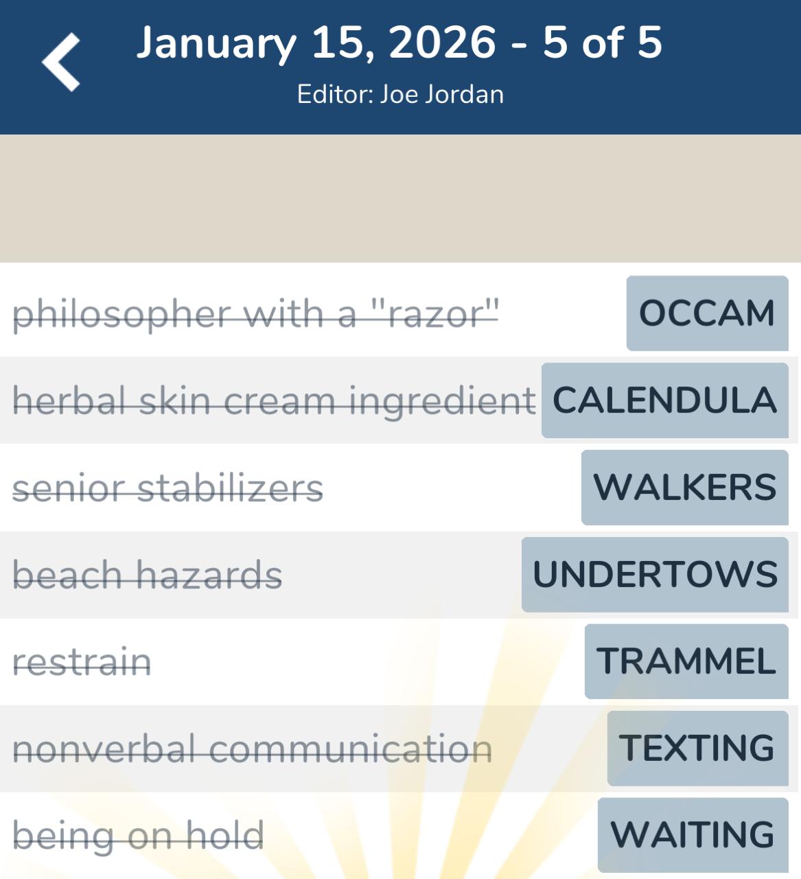 7 Little Words January 15 2026 5