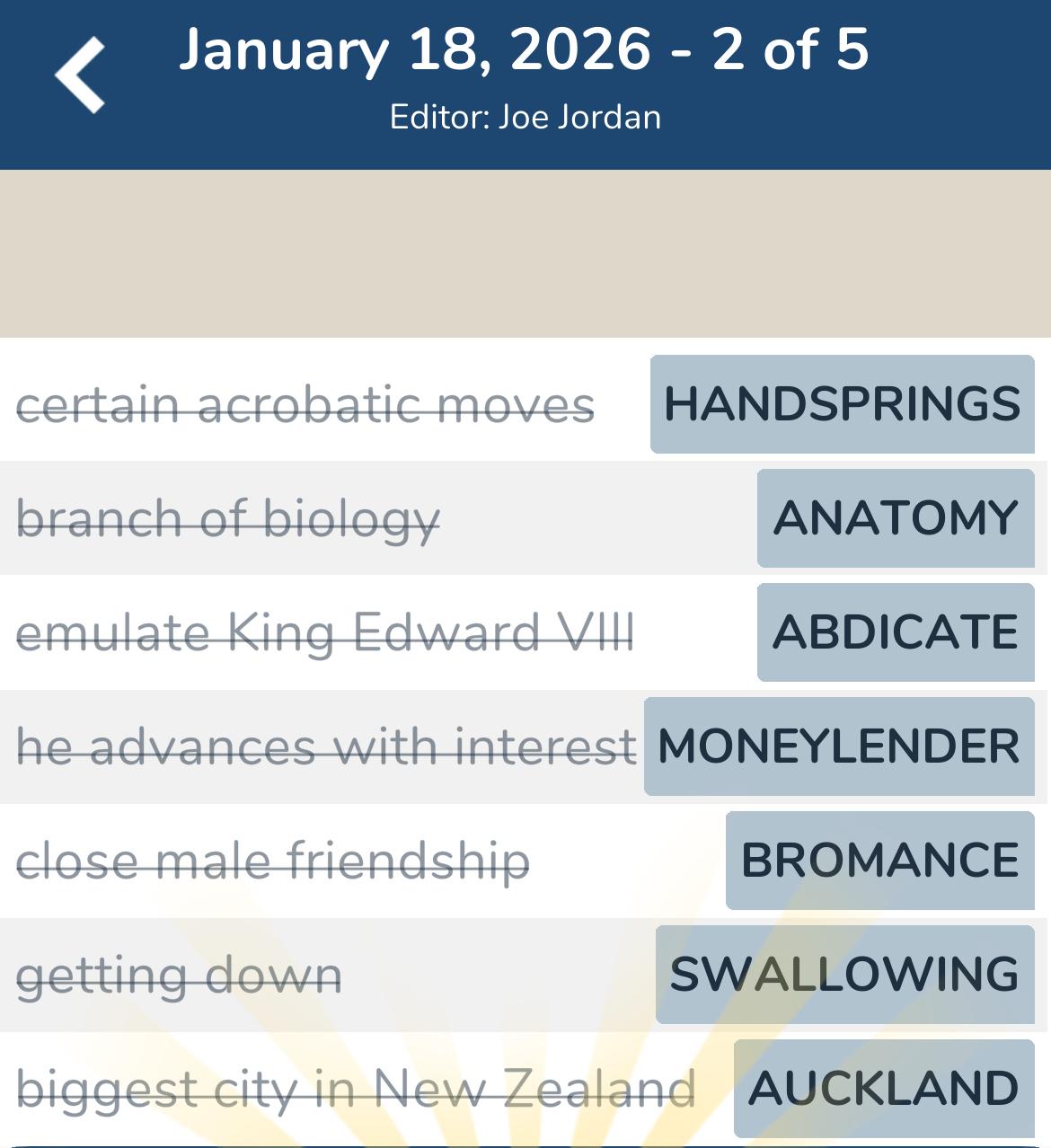 7 Little Words January 18 2026 2