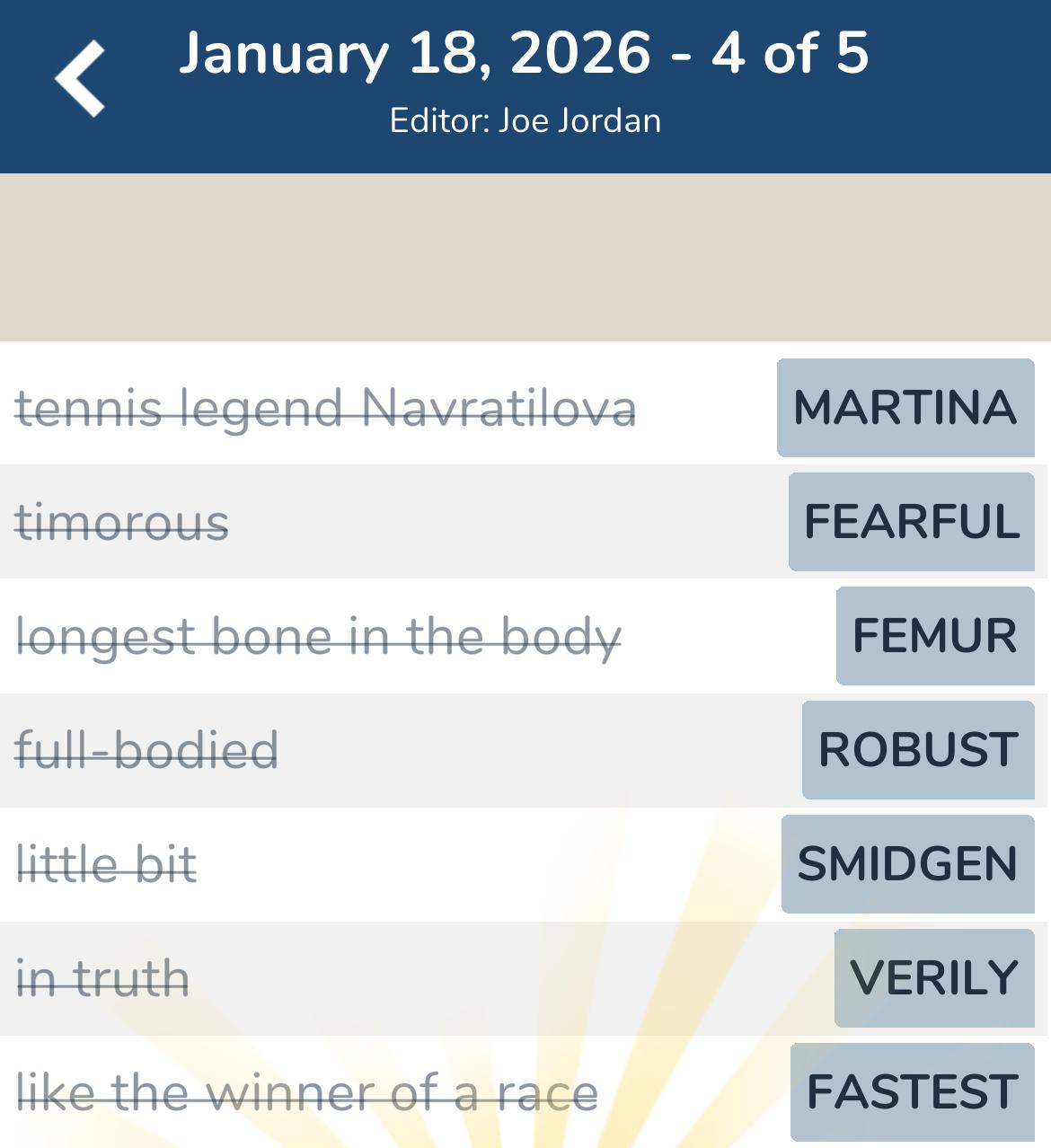 7 Little Words January 18 2026 4