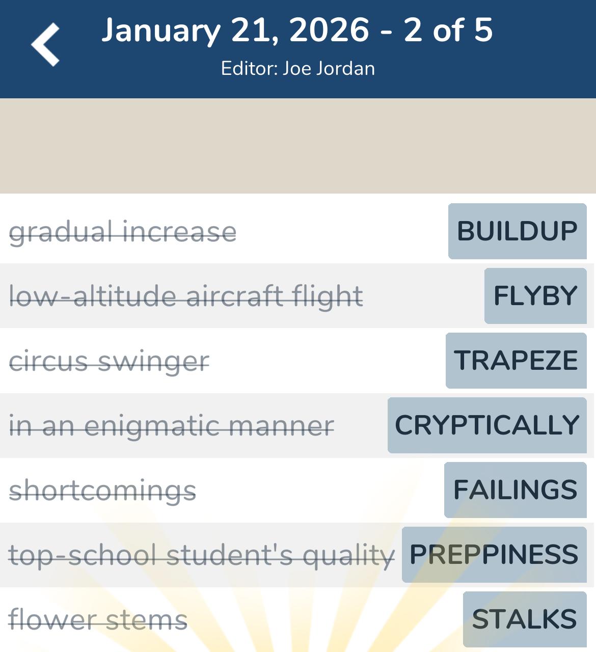 7 Little Words January 21 2026 2