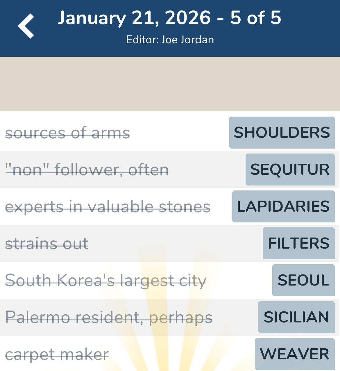 7 Little Words January 21 2026 5