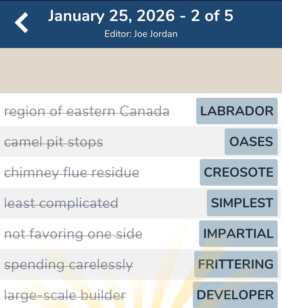 7 Little Words January 25 2026 2 7 Little Words January 25 2026 2