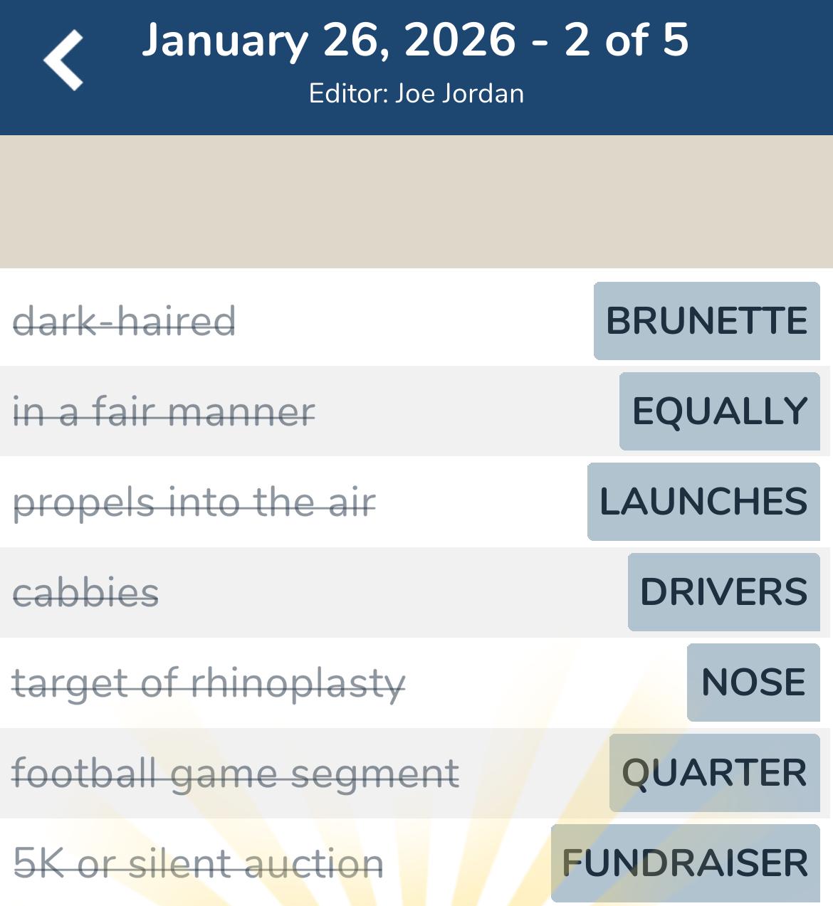 7 Little Words January 26 2026 2