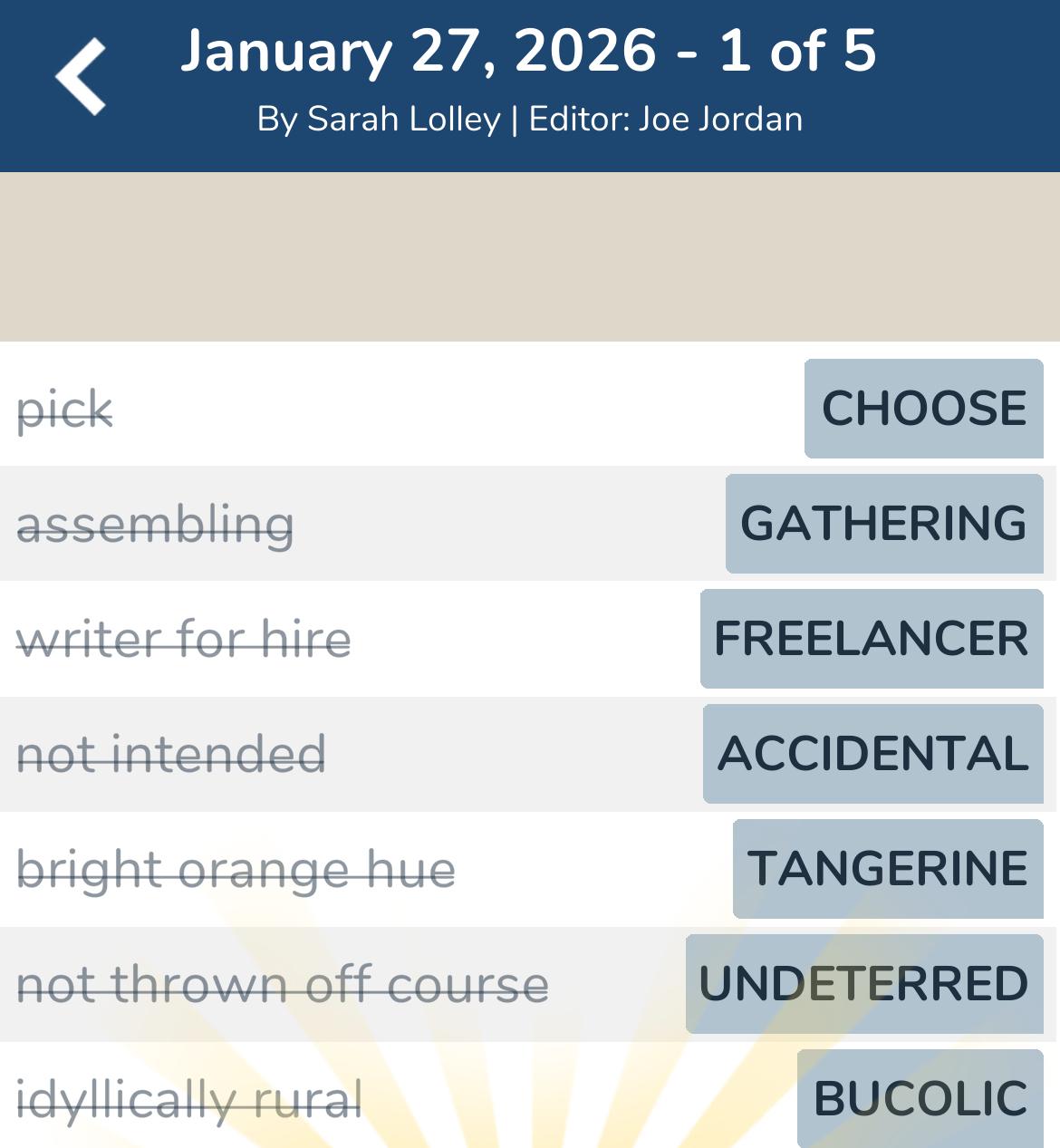 7 Little Words January 27 2026 1