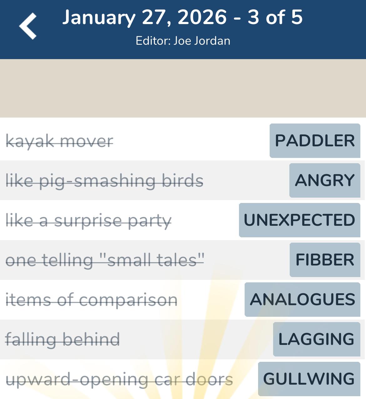 7 Little Words January 27 2026 3