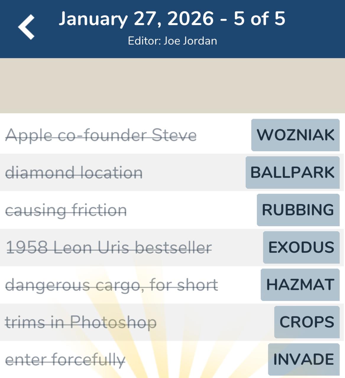 7 Little Words January 27 2026 5