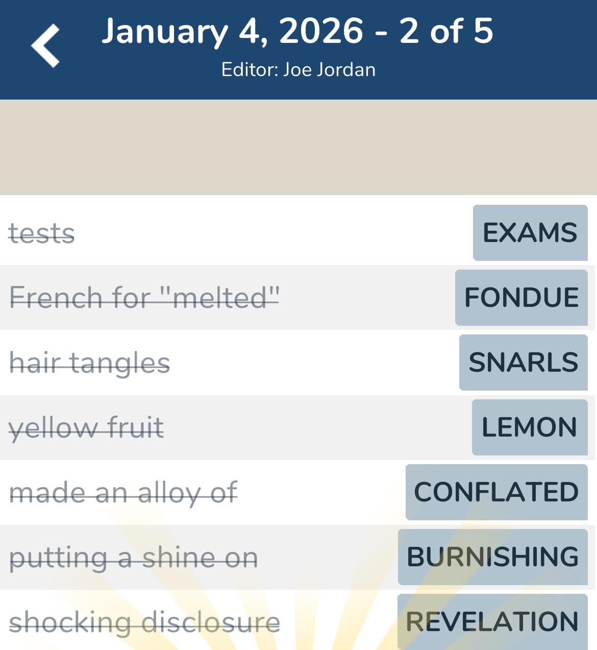 7 Little Words January 4 2026 2 7 Little Words January 4 2026 2