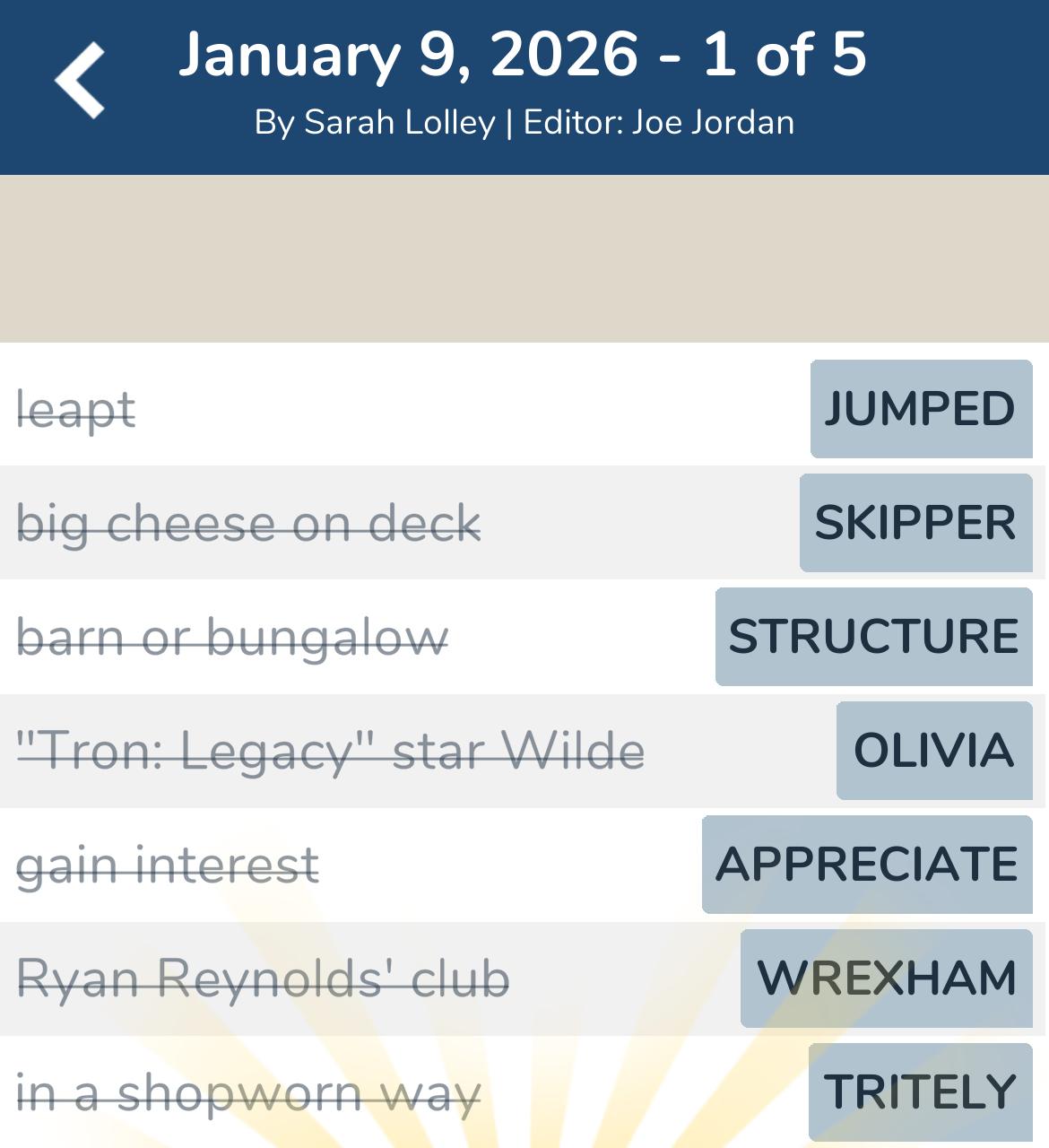 7 Little Words January 9 2026 1