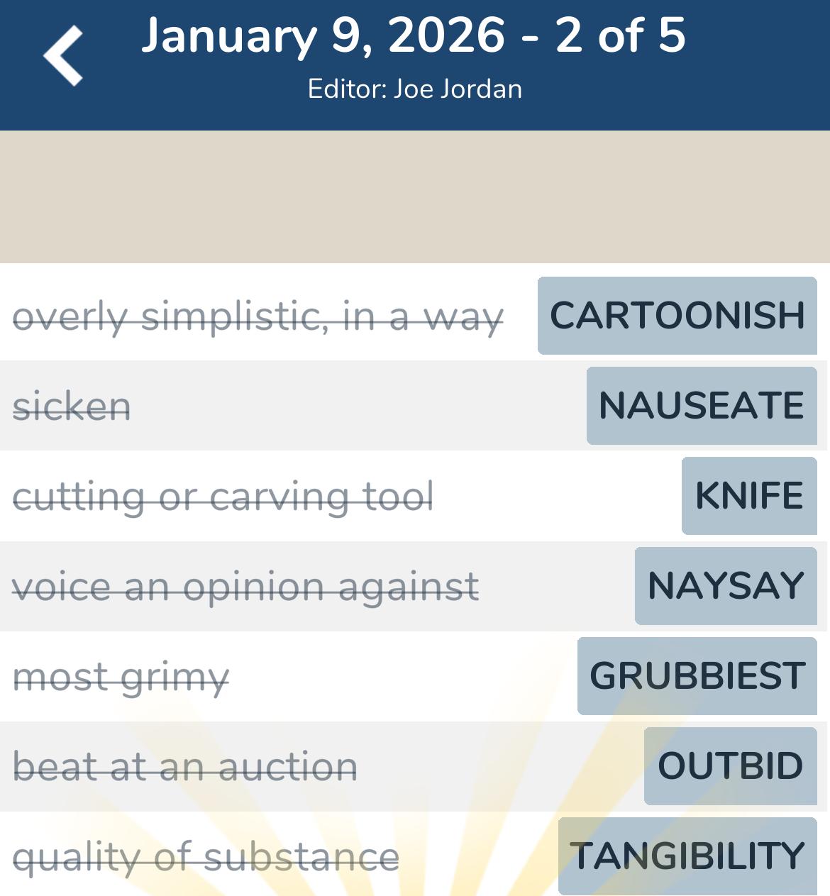 7 Little Words January 9 2026 2