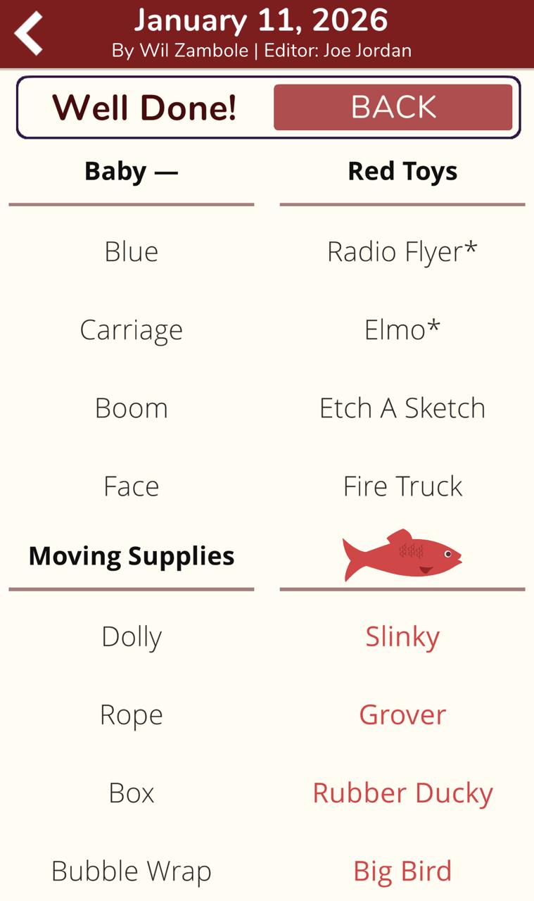 7 Little Words Red Herring January 11 2026