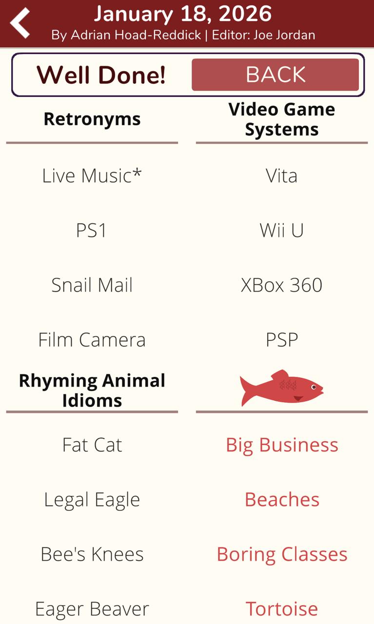 7 Little Words Red Herring January 18 2026 7 Little Words Red Herring January 18 2026