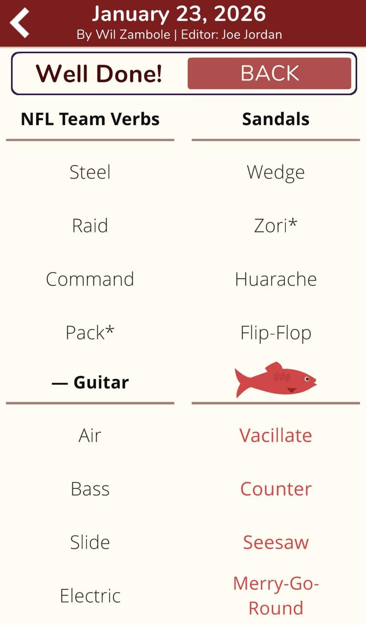 7 Little Words Red Herring January 23 2026 7 Little Words Red Herring January 23 2026