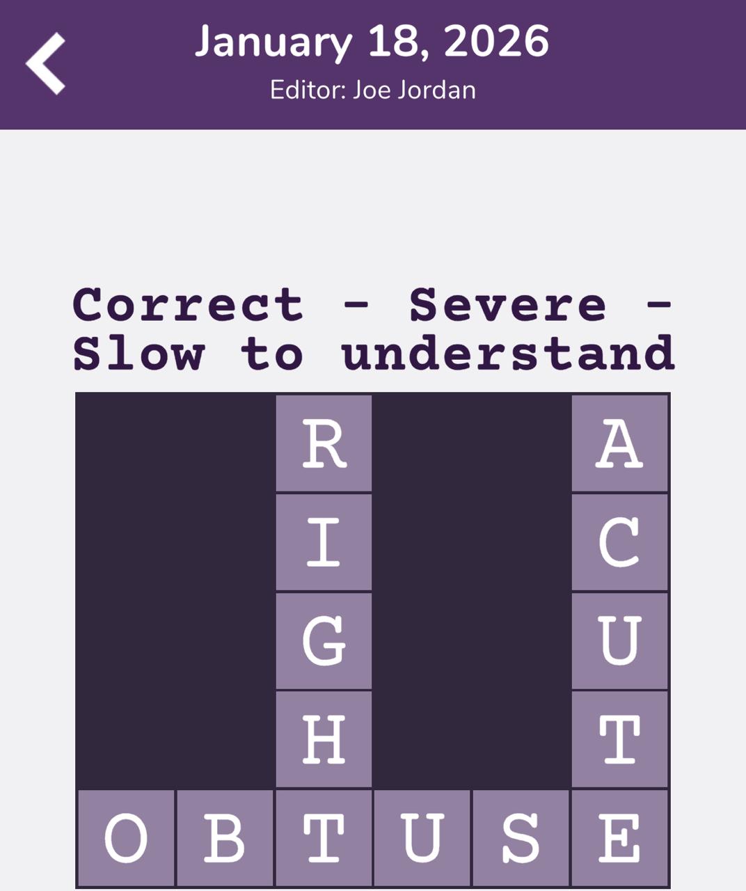 7 Little Words Tiny Little Crosswords January 18 2026 7 Little Words Tiny Little Crosswords January 18 2026