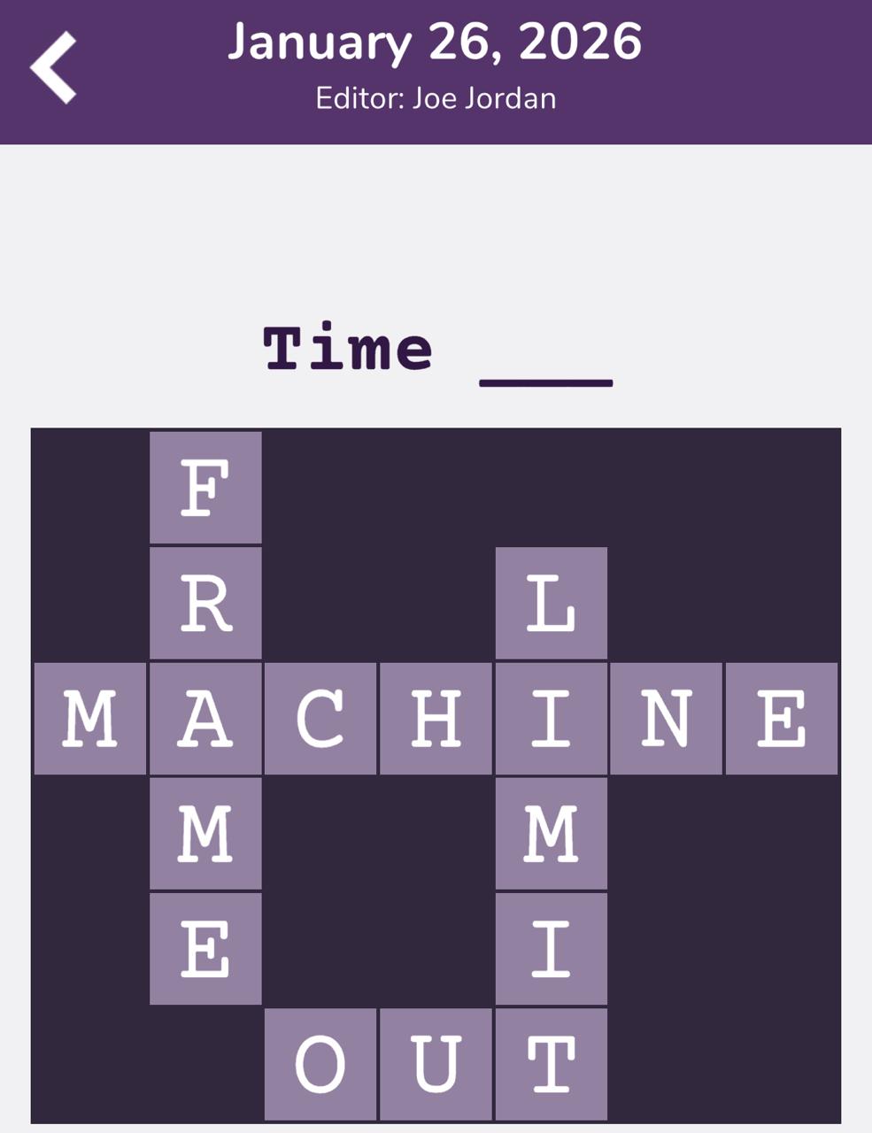 7 Little Words Tiny Little Crosswords January 26 2026