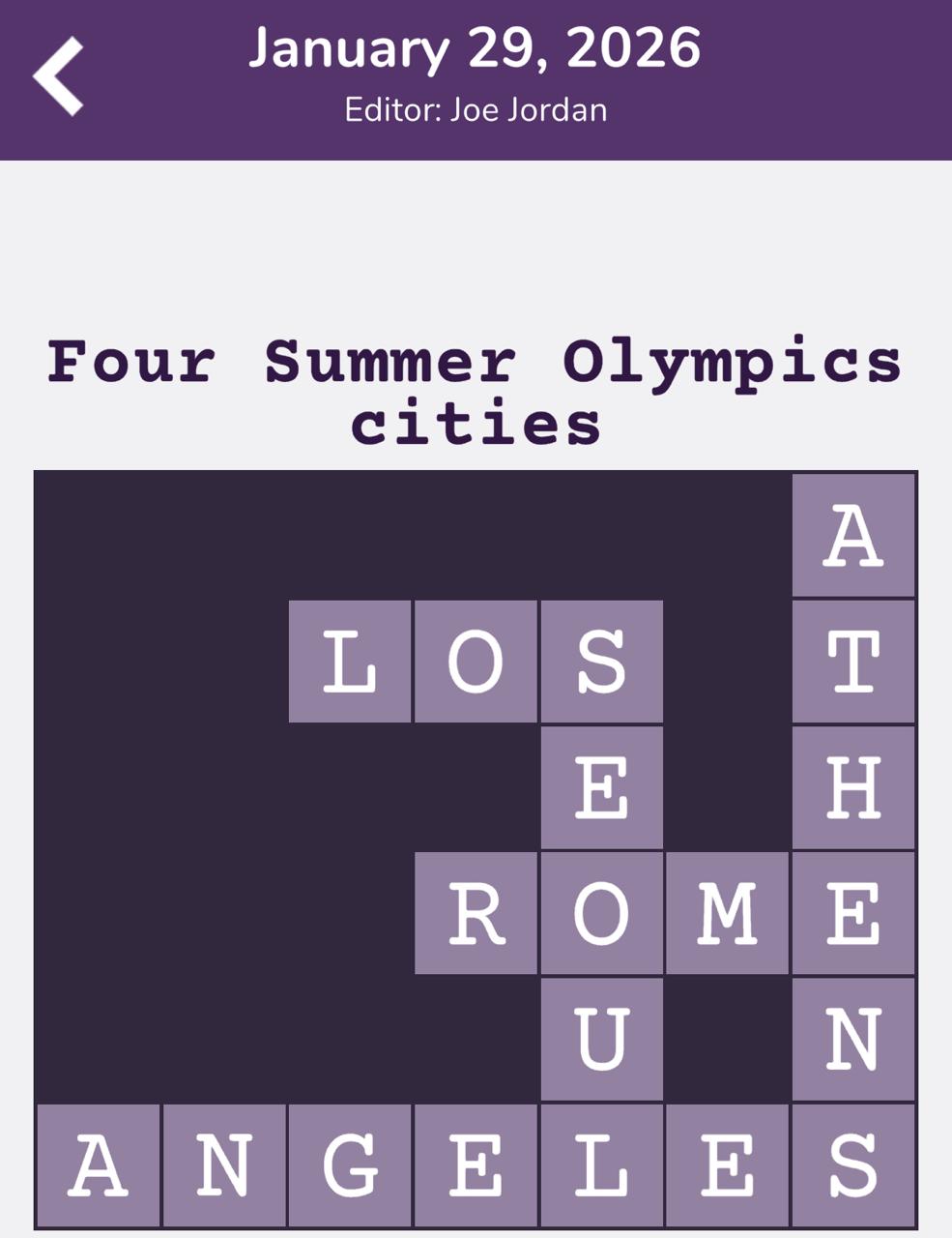 7 Little Words Tiny Little Crosswords January 29 2026 7 Little Words Tiny Little Crosswords January 29 2026