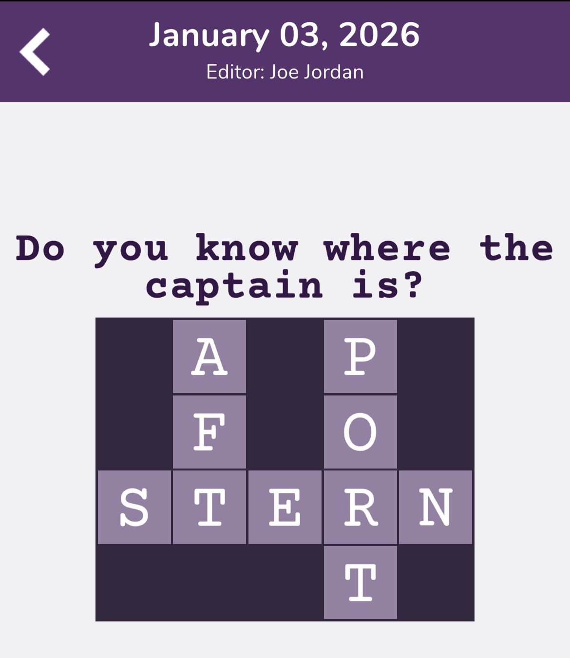 7 Little Words Tiny Little Crosswords January 3 2026