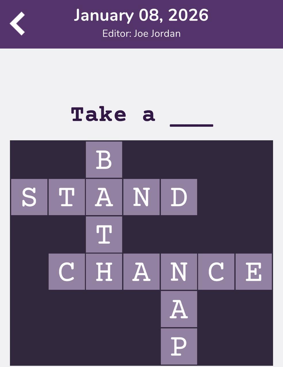 7 Little Words Tiny Little Crosswords January 8 2026 7 Little Words Tiny Little Crosswords January 8 2026