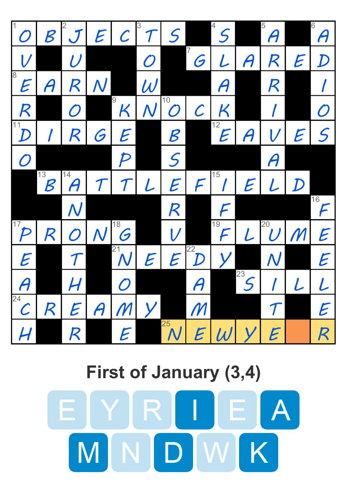 Puzzle Page Challenger January 11 2026