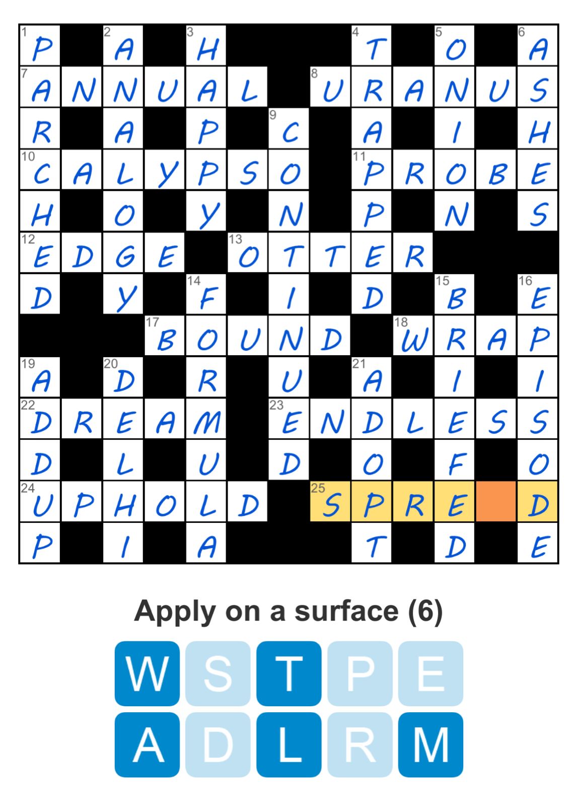 Puzzle Page Challenger January 25 2026
