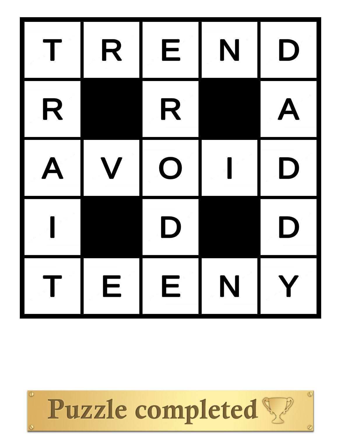 Puzzle Page Cross Out January 5 2026