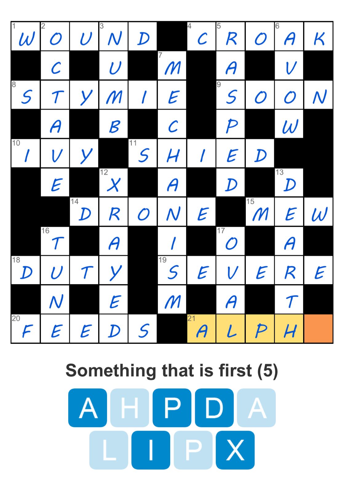 Puzzle Page Crossword January 10 2026