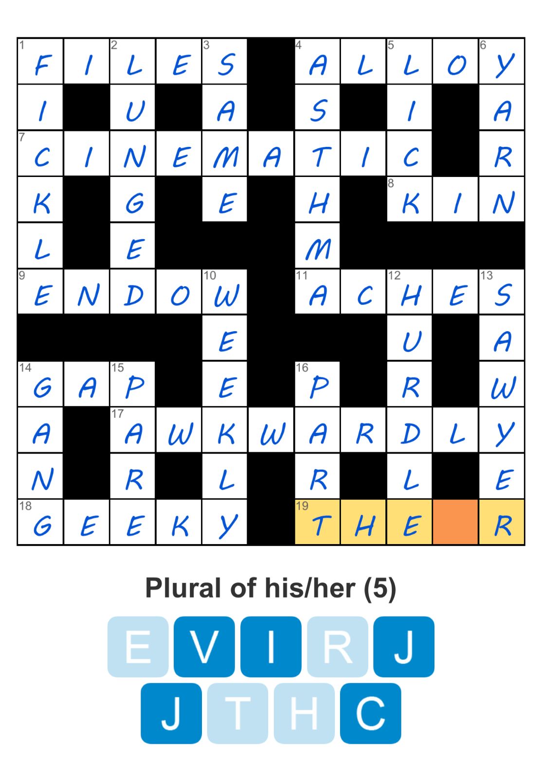 Puzzle Page Crossword January 24 2026