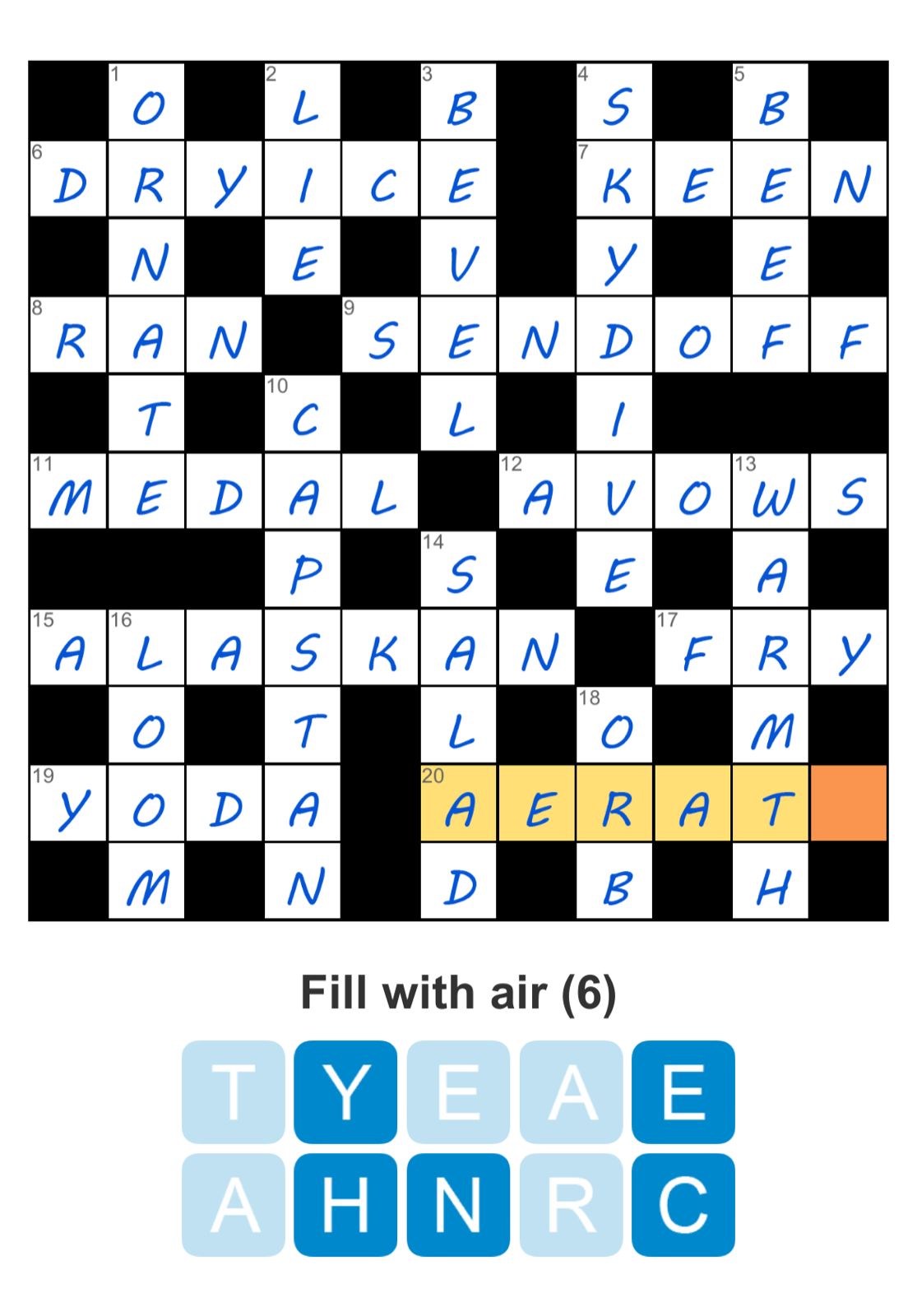 Puzzle Page Crossword January 29 2026