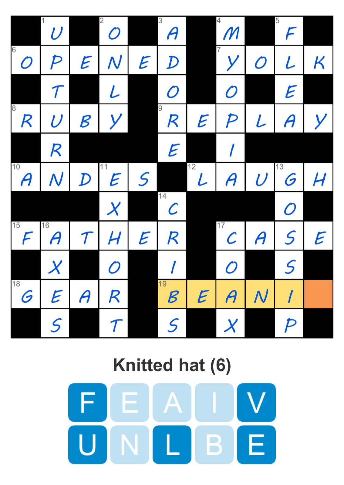 Puzzle Page Crossword January 7 2026