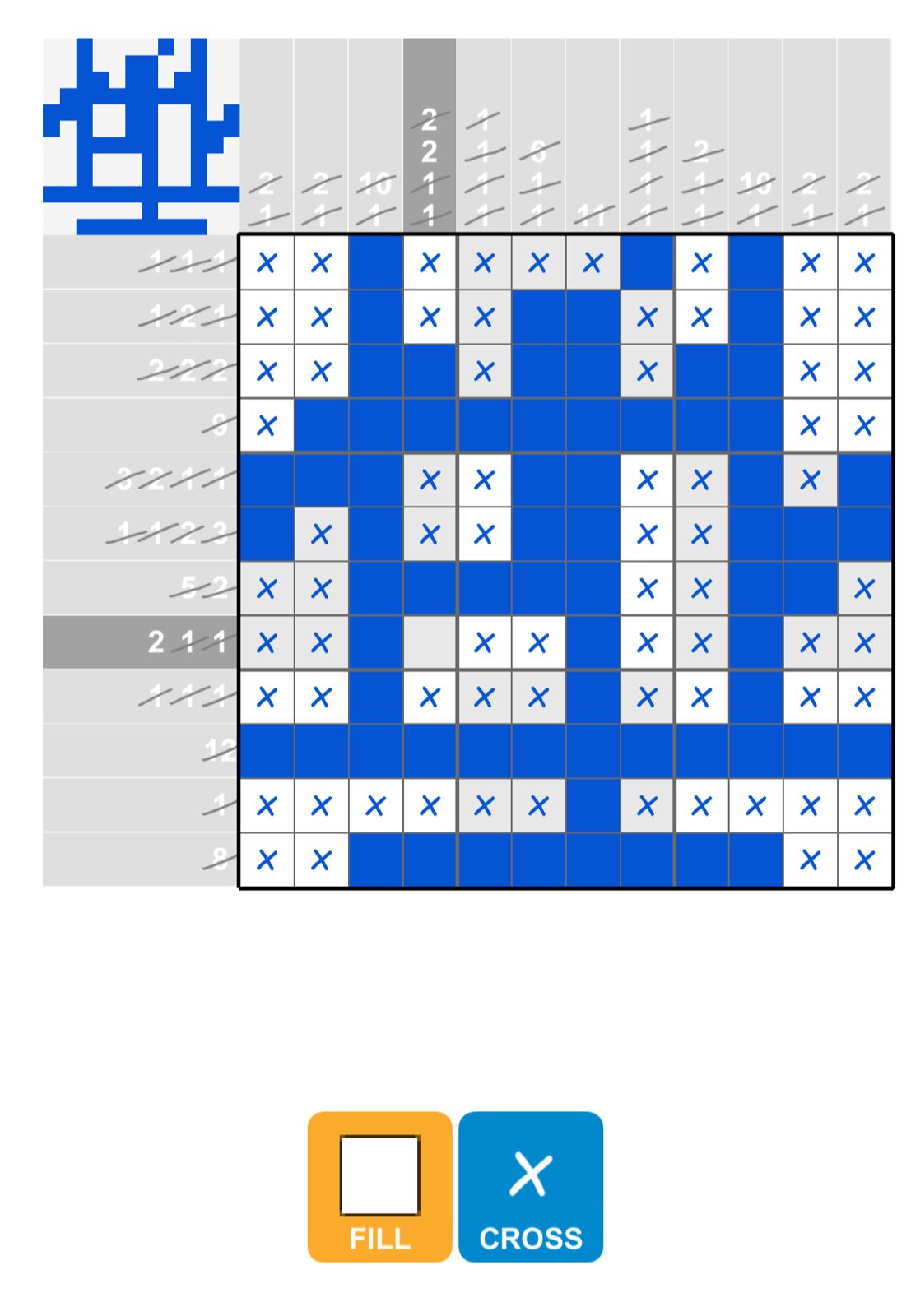 Puzzle Page Picture Cross January 11 2026